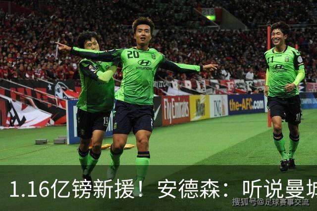 1.16亿镑新援！安德森：听说曼城要我时我就下决心要来，我很荣幸